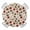 Beige, variant on Black Grey Vintage Round Tablecloth for 45-54 Inch Tables, Fitted Table Cover with Elastic Edge, Retro Abstract Art Waterproof Outdoor Table Cloth Protector for Patio Garden Dinner Picnic