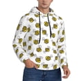thumbnail image 2 of Sigee Cute Little Bee for Men's Pullover Hoodie Sweatshirts Adult Casual Long Sleeve Sweatshirts ,Sizes S-4XL-Medium, 2 of 7