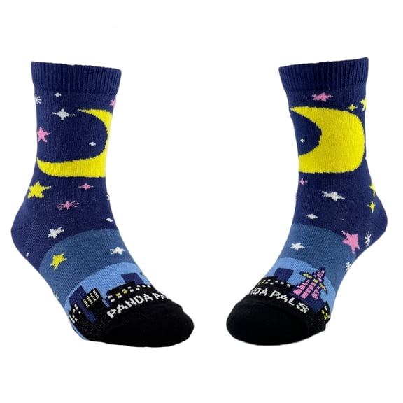 Night Sky Kids Socks from the Sock Panda (Age 3-7) Size: Small (Age 3-5)