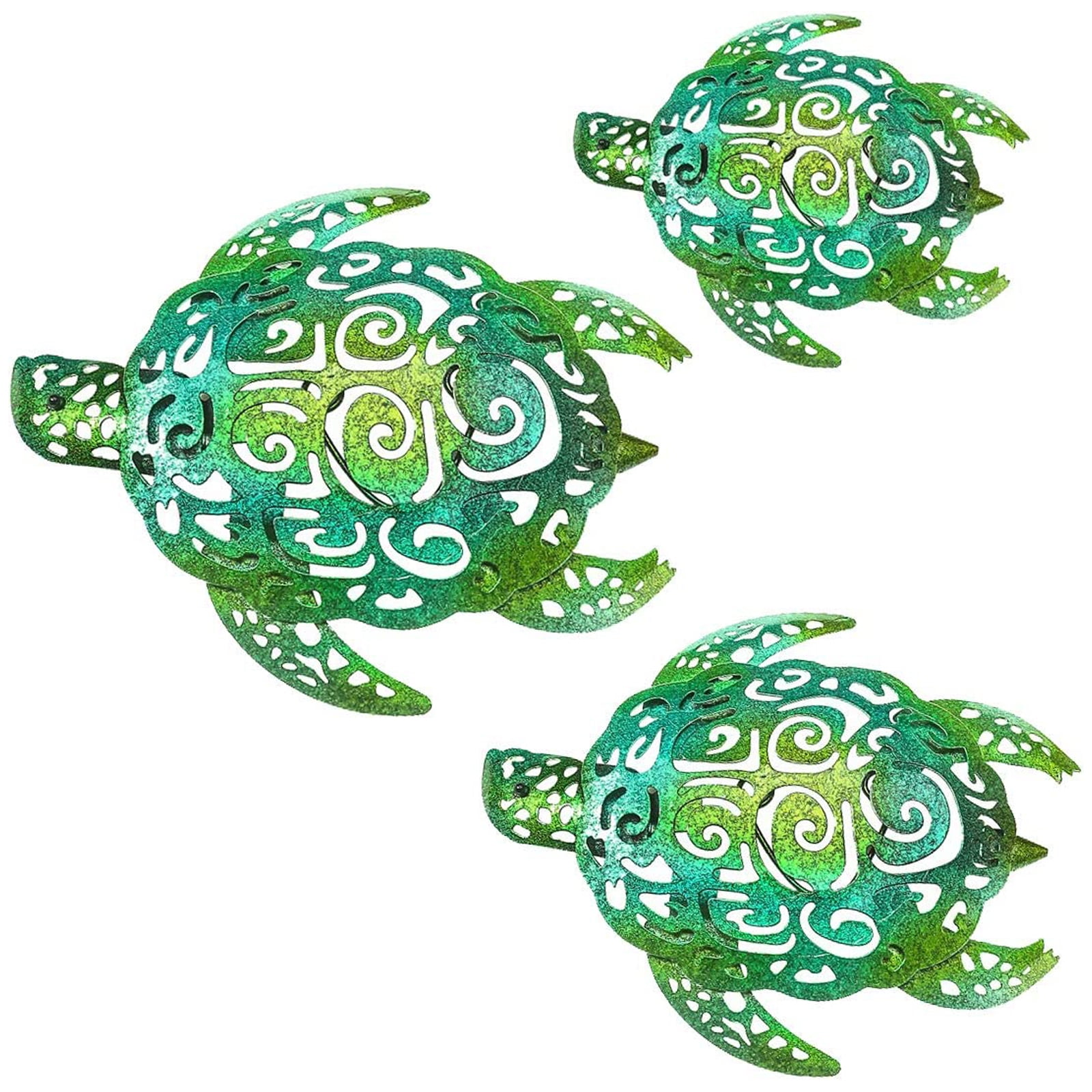 Metal Sea Turtle Beach Theme Decor Wall Art Decorations For Indoor