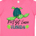 thumbnail image 4 of Inktastic Port St. Lucie, Florida Happy Sea Turtle Boys or Girls Toddler T-Shirt, 4 of 5