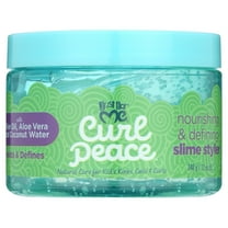 Just For Me Curl Peace Nourishing Slime Styler Jar Hair Styling Gel, 12 oz., Female