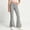 A291 Gray, variant on Girls Flared Pants Bell Bottoms Chino Slim Fit High Waisted Stretch Trousers Flattering Fashion Everyday Street Wear