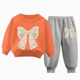 thumbnail image 4 of Toddler Girls Outfits Sets, Warm 2PC Fall and Winter Sweatshirts and Pants Active Wear Clothes Sets for Baby Kids Girls 2T 3T 4T 5T 6T 7T 8T M Size 2-3 Years, 4 of 4