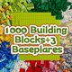 thumbnail image 1 of Bloques de construcción RWDTER, 300 piezas, colores surtidos, compatibles, 1 of 7