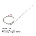 thumbnail image 3 of K Type Temperature Sensor Probe 1.5M Cable 3mm x 300mm Probe Thermocouple, 3 of 3