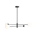 thumbnail image 6 of 4 Light Globe Mid Century Black Brass Sputnik chandelier light Fixture, 6 of 10