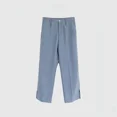 thumbnail image 3 of Pantalones de traje masculino de enfriamiento rectos de seda de hielo 9 pantalones de verano para hombre recortados Spandex ropa de estilo coreano vestido elegante moda arriba, 3 of 5