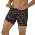 thumbnail image 3 of Easygdp Red and white polka dots Men's Boxer Briefs Men’s Underwear Boxer Briefs for Men, 3 of 7