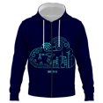 thumbnail image 1 of Sudadera con capucha con cremallera e imagen inteligente de IA impresa en 3D para hombres, mujeres y niños, ropa de calle, jersey de manga larga, chaqueta informal para niños, 1 of 6