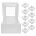 thumbnail image 6 of ADDHAT White Cake Boxes with Window Transparent Design for Storage Safe and Paper 10 Inch, 6 of 6