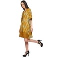 thumbnail image 4 of Moomaya Short Caftan Cover Up Dress Printed Women Kaftan Beachwear Cover Up, 4 of 6