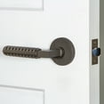 thumbnail image 2 of Viaggio Clomltcon-Reb_Prv_238_Rh Motivo Right Handed Solid Brass Privacy Door Lever Set -, 2 of 7