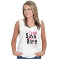 thumbnail image 4 of 2nd Save Base Breast Cancer Warrior Tank Top Tee Shirt Women Brisco Brands S, 4 of 6