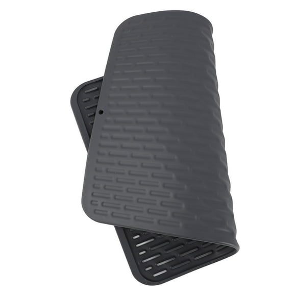 Bowl Dish Drain Pad, Rectangle Drainage Pad Kitchen Utensils Shelving Rack Insulation Pad Kitchen Insulation Anti Skid Silicone Pad Placement For Kitchen Utensils Bowls Plates
