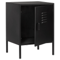 thumbnail image 3 of Bouclair Black Metal Locker Side Table, 3 of 10