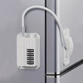 thumbnail image 1 of 1pc Refrigerator Fridge Freezer Door Lock With Password, Child Proof Refrigerator Door Lock For Kitchen Refrigerator, 1 of 5