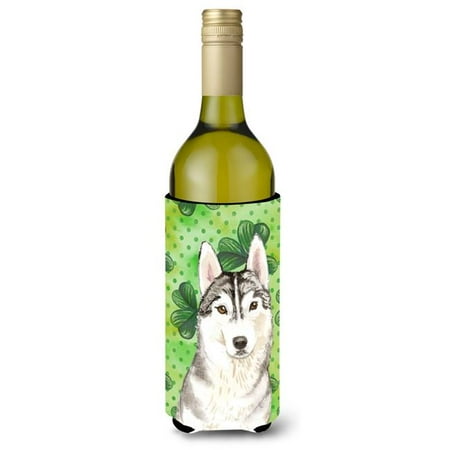 

Shamrocks Siberian Husky Wine Bottle Beverge Insulator Hugger