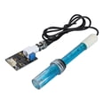 thumbnail image 1 of PH Sensor Module, Simple Connection XH2.54 Interface 0-14 Value PH Electrode Probe Kit with Power Indicator for DIY, 1 of 7