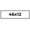 Garrin Silver, variant on 46x12 Frame Silver Real Wood Picture Frame Width 1 inches | Interior Frame Depth 0.25 inches |