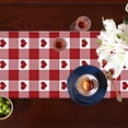 thumbnail image 3 of Drapeau de Table Imprimé en Coton Polyester pour la Saint-Valentin 33x178CM, 3 of 6