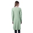 thumbnail image 4 of Moomaya Womens Full Sleeve Hi-Lo Shrug Rounded Hem Long Cotton Summer Cardigan, 4 of 7