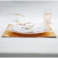 thumbnail image 2 of 12" Gold Square Light Weight Mirror Charger Plate | 1 Charger, 2 of 2