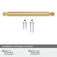 thumbnail image 4 of Amerock Balon 6-5/16 inch (160mm) Center-to-Center Champagne Bronze Cabinet Pull, 4 of 6