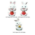 thumbnail image 4 of Ruiboury Zodiac Big Ear Rabbit Car Ornament Creative Cute Shaking Head Car Ornament, 4 of 8