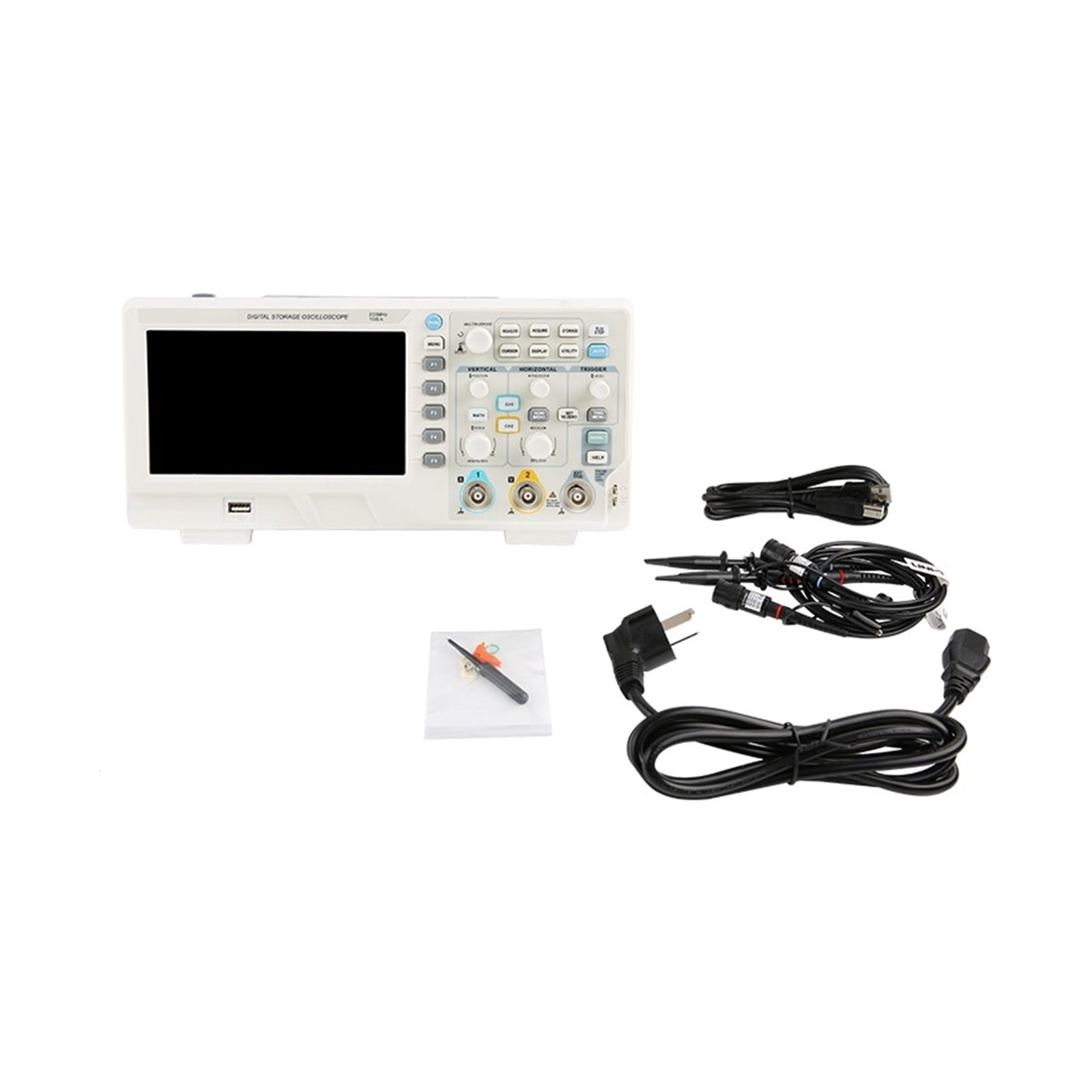Digital Oscilloscope USB UTD2202 Dual Channel 200Mhz 1G Sampling Rate High Voltage Probe Portable Osciloscopio ,Professional Designed