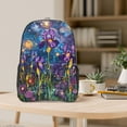 thumbnail image 5 of Sikiie Cosmic Purple Irises Clear Backpack, Transparent Bookbag for School for Women Men, Capacity Clear Bag for College, Travel, 5 of 7
