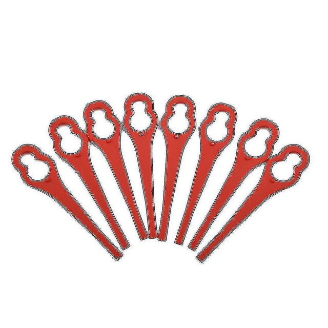 Cuchillas de repuesto para Parkside Prta 20-lia1 Lidl Ian 3 46 91099406 Cuchillas de plástico rojas para recortadora de césped - 40 piezas