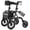 Black, variant on MAXWALK Rollator Walker for Seniors, 12" Big Rubber Wheels Foldable All Terrain Outdoor Aluminum Rolling Walker with Breathable Mesh Backrest, Height Adjustment for 5-6.5ft, Purple