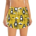thumbnail image 2 of KLL Cartoon Bear Yellow Pattern Shorts Women,Athletic Shorts High Waisted Running Shorts Pocket Sporty Short Gym Elastic Workout Shorts-XX-Large, 2 of 7