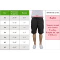 thumbnail image 4 of Men's Fashion Printed Belted Cotton Shorts (Sizes, 30-42), 4 of 4