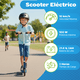 thumbnail image 2 of Scooter Eléctrico Infantil YEI 100W Plegable 10 km/h Color Azul, 2 of 6