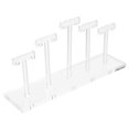 thumbnail image 5 of OUNONA Multi-Tier Clear Acrylic Earring Organizer Stand with Base, Jewelry Display Rack for Desktop Storage and Display, 5 of 8