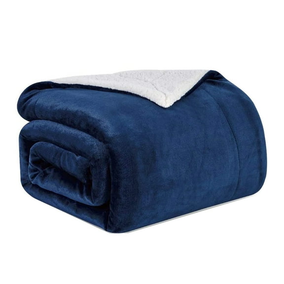 Lightweight Super Soft Cozy Sherpa Fleece Throw Blanket
