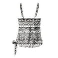 thumbnail image 5 of GPOECD Womens Tankini Tops Printed Split Design Summer Swimsuit Tops for Women Grey,XXL, 5 of 5