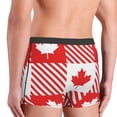 thumbnail image 4 of Kdxio Men's Boxer Briefs with Maple Leaves1 Print - Comfortable and Breathable Underwear for Everyday Wear, 4 of 7