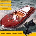 thumbnail image 5 of Barco RC para niños de 8 a 12 años, barco teledirigido rápido, barcos eléctricos RC 2,4G, piscina y lagos, juguetes para publicidad, 5 of 5