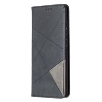 Galaxy S20 FE 5G Case Wallet, Allytech PU Leather Grid Design Retro bOOK Style Magnetic Clasp Folding Stand Wireless Charging Support Cards Cash Pocket Wallet Cover for Samsung Galalxy S20 FE, Black