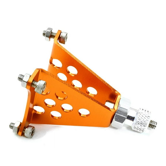 Integy RC Toy Model Hop-ups C26844ORANGE Machined Alloy Spare Tire Mount w/12mm Hex for 1/10 Scale Rock Crawler