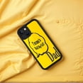 thumbnail image 4 of iPhone 15 Case - Lightweight Yellow Background with Black Outline & Fun Speech Bubble Design - Yellowing Resistant Stylish & Durable Protection, 4 of 6