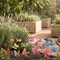 Butterfly Garden Stakes, Metal Stakes, 12 In, StakesforOutdoor ...