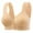 Beige, variant on VISALY Bras for Women, High Support Adjustable Strap Full Coverage Up Bras Comfortable No Underwire S, Wireless Bra, Cotton Underwear, Bras (Beige, 36)