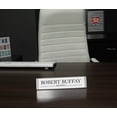 thumbnail image 4 of Printtoo Personalized Desk Name Plate Pretty Marble Custom Acrylic Office Desk Name Plate Accessory 2x8 Inches, 4 of 5