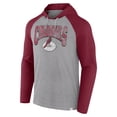 thumbnail image 2 of Men's Fanatics Gray/Cardinal Arizona Cardinals Under Center Long Sleeve Hoodie T-Shirt, 2 of 3