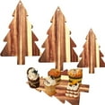 thumbnail image 6 of Christmas Tree Charcuterie Board, Kitchen Cutting Chopping Board Platter Xmas Cheese Board Sushi Serving Tray Wooden Appetizer Tray for Dessert Candy Fruit Vegetables, 6 of 9