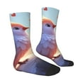 thumbnail image 4 of Yiaed Heart Sky Bird Couple Print Great elasticity Crew Socks Sports socks for Men and Women, 4 of 5